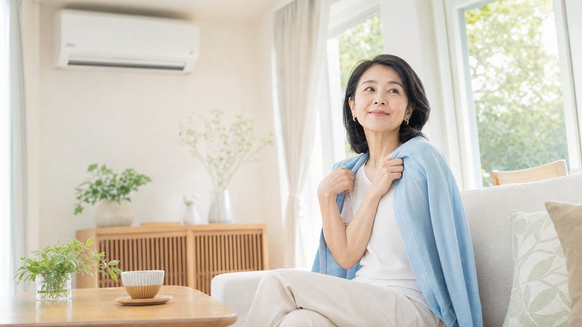 冷房でだるい・冷えすぎる…50代の冷房疲れをやわらげる、夏の小さな工夫