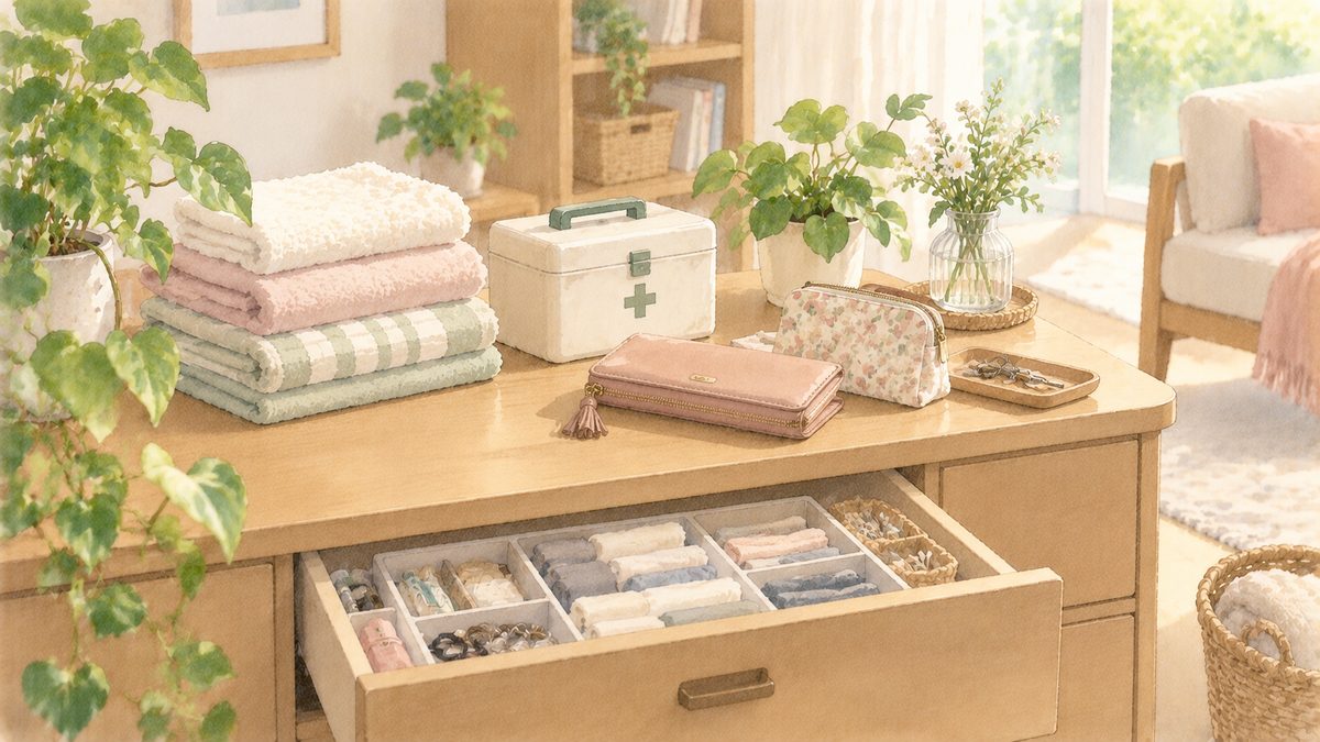 50代の暮らしの見直しリスト。場所別・頻度別にまとめました
